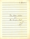 Portada de la partitura Tres piezas rústicas (1939)